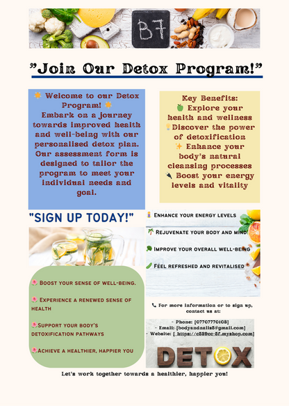 "Join Our Detox Program!" Consultation and Assessment